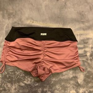 PINK gym to swim workout shorts